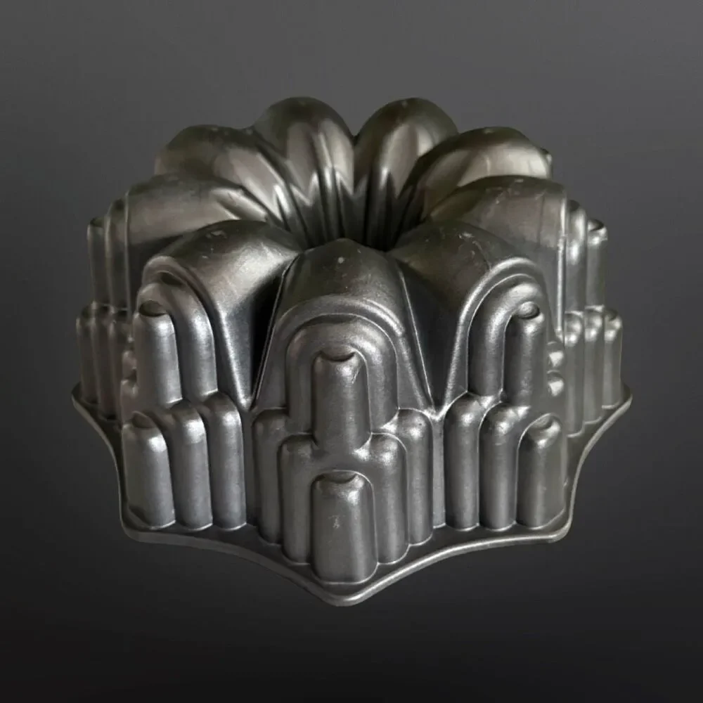 Martha Stewart Cast Aluminum Cathedral Bundt 10 Cup Bundt Pan Cast Non-Stick